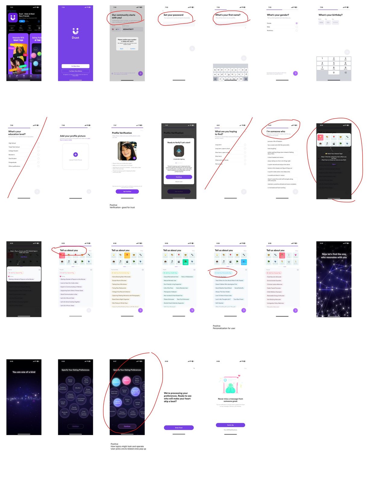 Onboarding audit: Duet