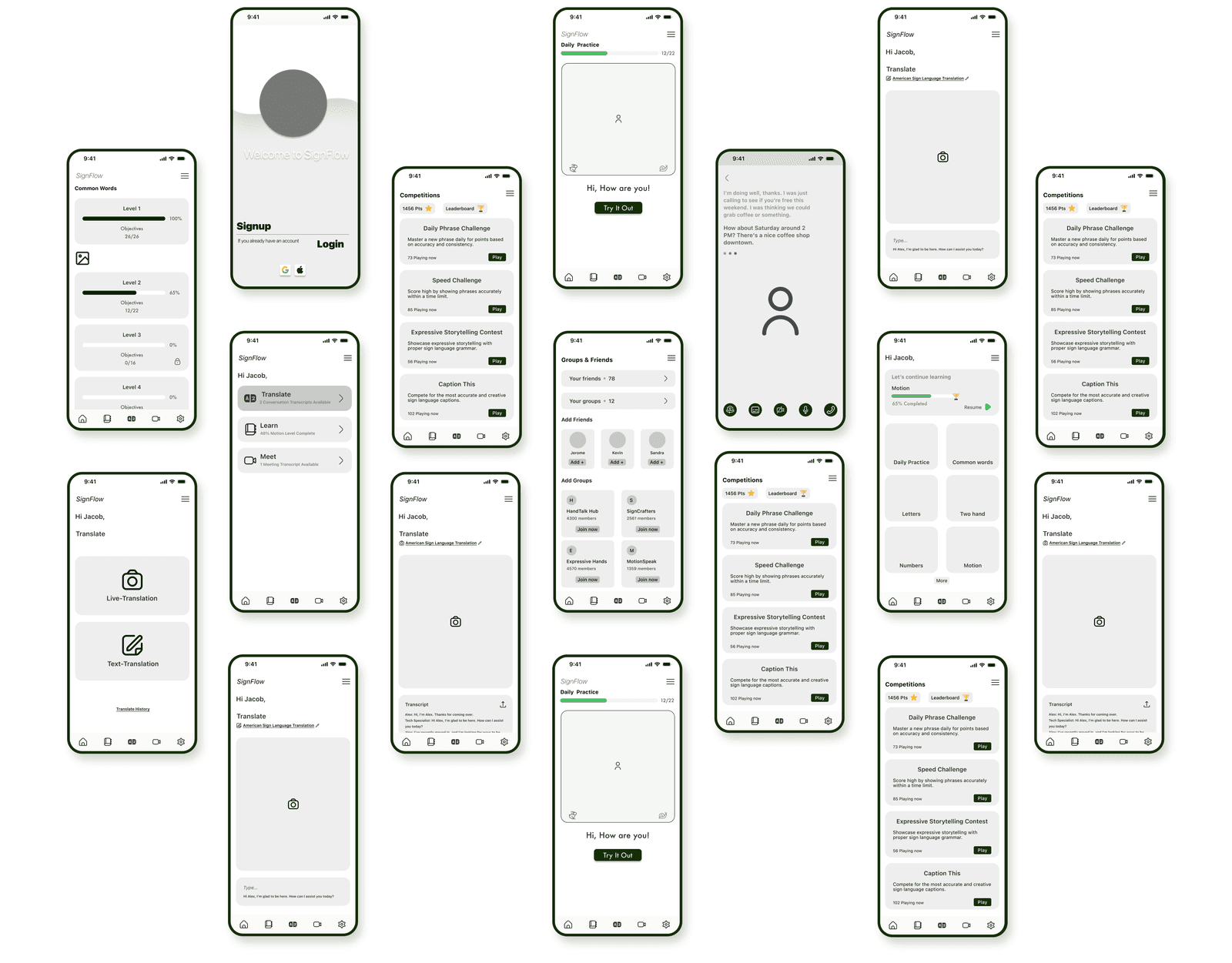 Wireframes